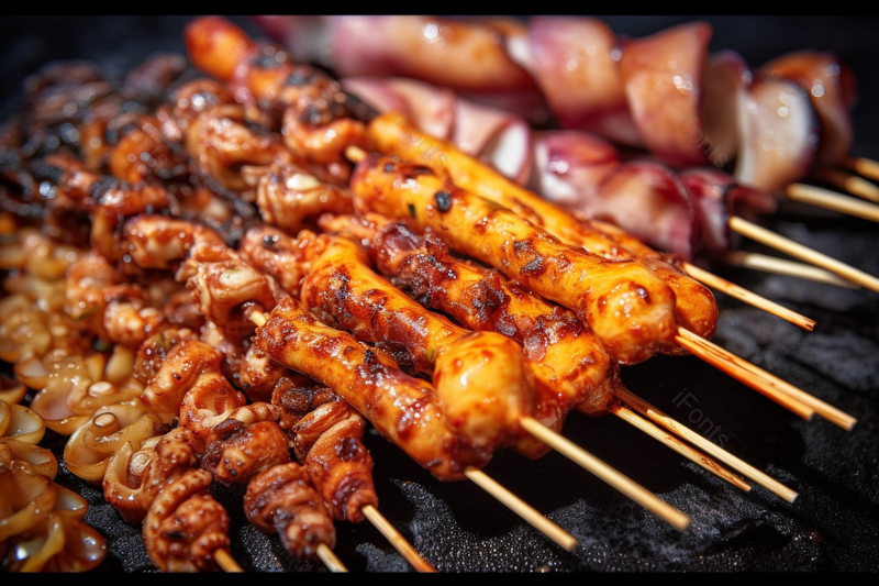 美食食物烤串实拍摄影图,高清,摄影图,摄影图片,图片大全,摄影图免费下载